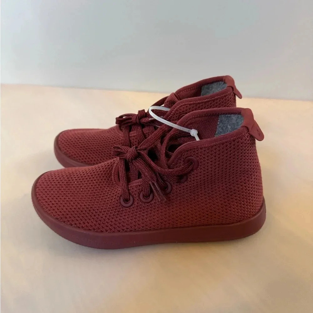 allbirds Women’s Tree Toppers Clay Red High Top Shoe Sneaker Size 5